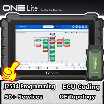 TOPDON ONE Lite J2534 Programming VCI CANFD E-CU Coding professional Scanner