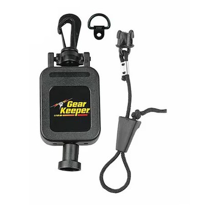 Gear Keeper Rt4-4112 Mic Retractor, 28In. L, Black, Plastic, Snap