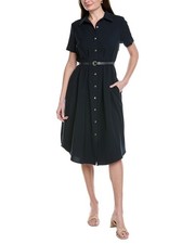 Nanette Nanette Lepore Short Sleeve Shirt Dress Women's