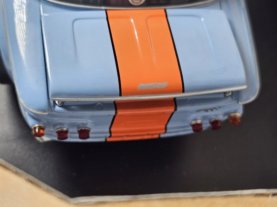 Revell 1:18 NSU TT CUP #508 Gulf RALLY RIDE Limited Edition 2500 Pcs Worldwide - Image 4 of 4