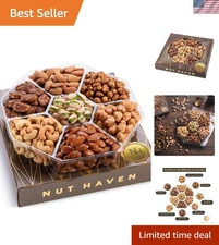 Deluxe Mixed Nuts Gift Box - 1LB of Sweet & Roasted Treats for Every Celebration