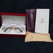 Cartier Eyeglasses Romance LCFO Gold Metal 58 18 135 Vintage With Box