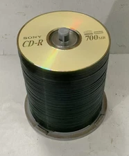 SONY 80 PCS CD-R Blank 700MB Recordable Disc