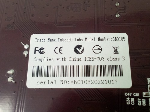 Sound Cube-G PCI-E 5.1 Sound Card - Multi-Channel Surround Sound - Picture 7 of 9