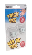 Rubies TRICK DICE SET Roll A 7 Or 11 Every Time Pocket 2 Die Gag Prank 2-Pack