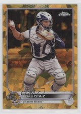 2022 Topps Chrome Sapphire Edition Gold 43/50 Elias Diaz #467 0hi5