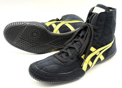ASICS EX-EO Wrestling Boxing Shoes TWR900 1083A001 BLACK×GOLD