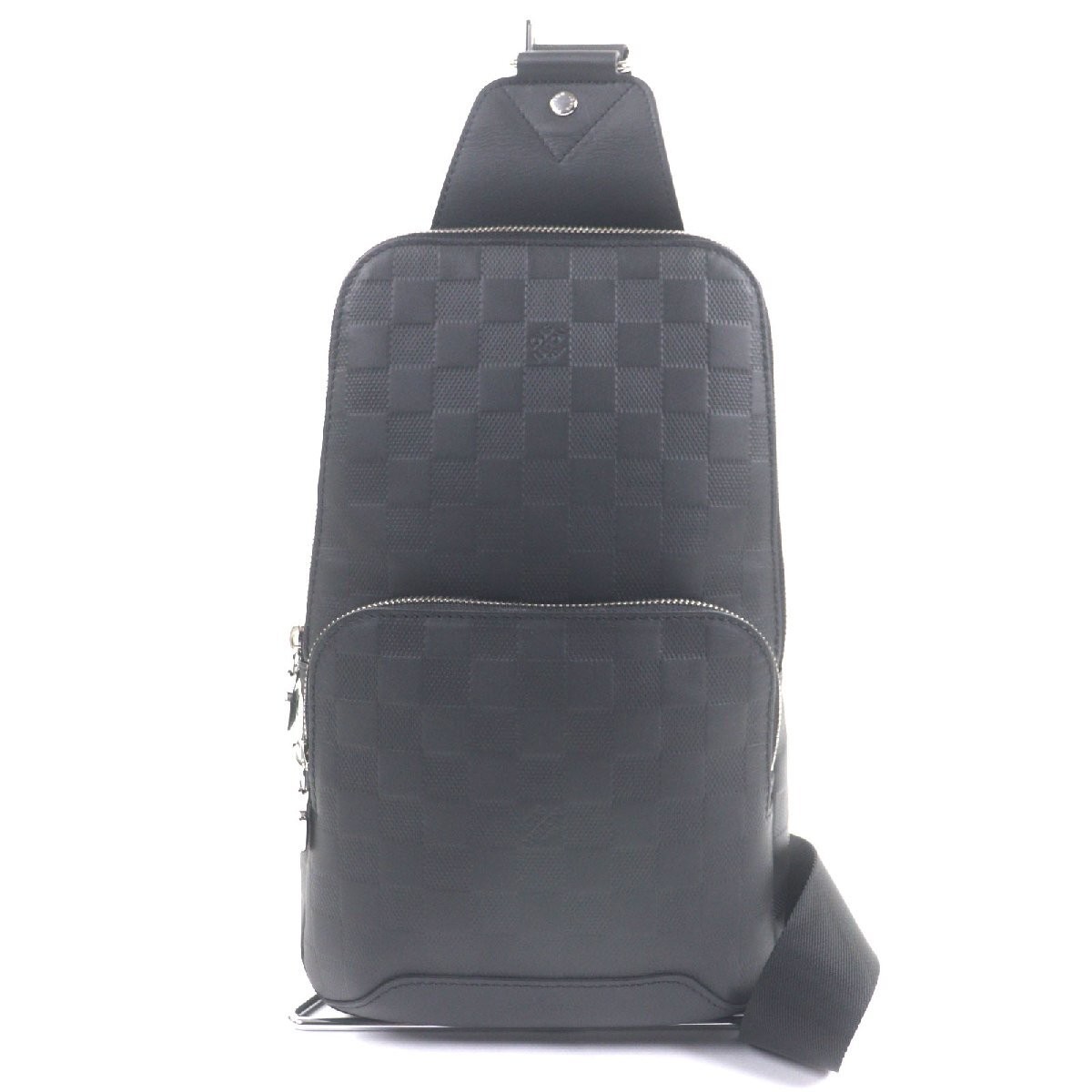 Louis Vuitton N41720 Damier Infinie Avenue Sling Bag Body Noir 303676