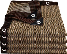 Shade Cloth for Garden,80% Mesh Tarp with Grommets 8×10FT, 80% 