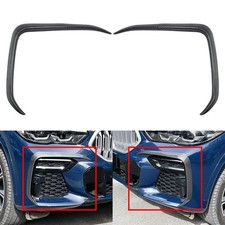 2pcs Front Bumper Side Splitter Spoiler For BMW X6 G06 Pre-Lci M Sport 2019-2022