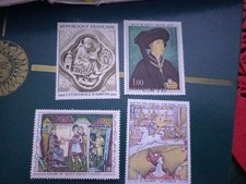 4 TIMBRE NEUF Stamp FRANCE de 1969 n° 1586 1587 1588 1588A Oeuvres d'Art Peintre