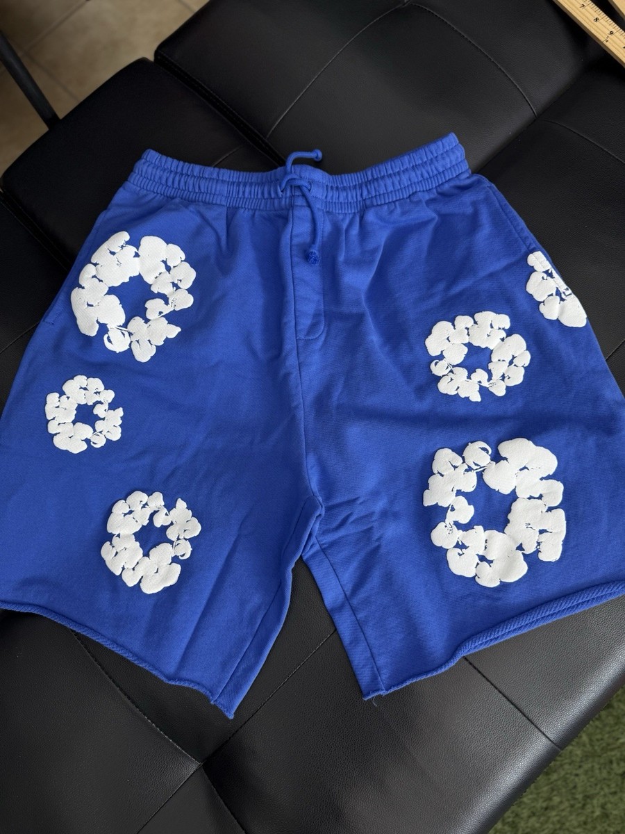 Denim Tears Cotton Wreath Shorts Blue |BRAND NEW| AUTHENTIC| 2025