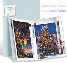 A3 Diamond Painting Storage Book, 60 Views Art Portfolio Presentations Folder wi