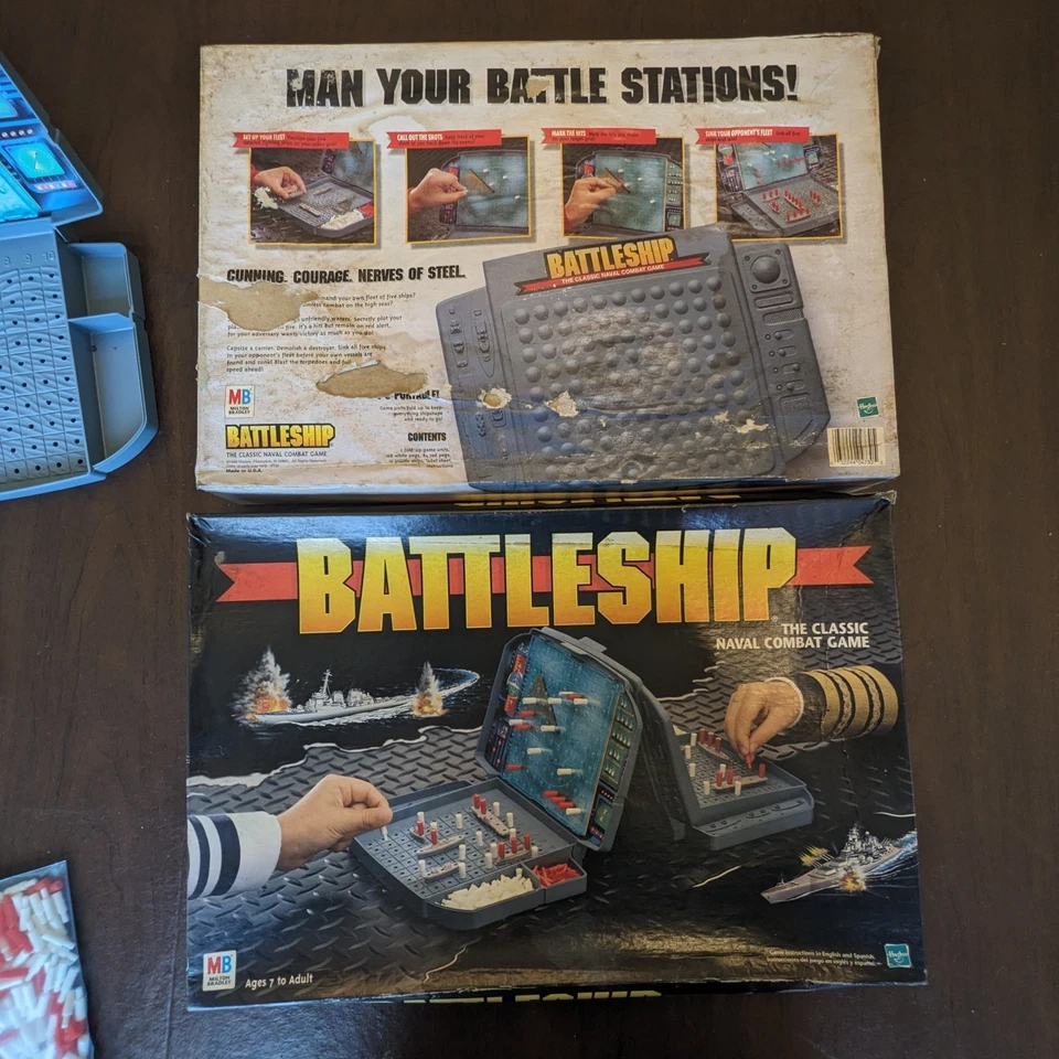 [FOR PARTS] BATTLESHIP - Board Game - Milton Bradley (1996) - Image 3 of 4