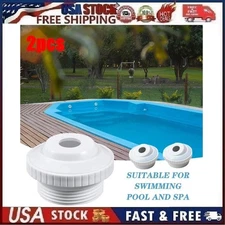 2pcs for Hayward SP1419D 1-1/2" Swimming Pool Spa Return Jet 3/4" Eyeball Flow
