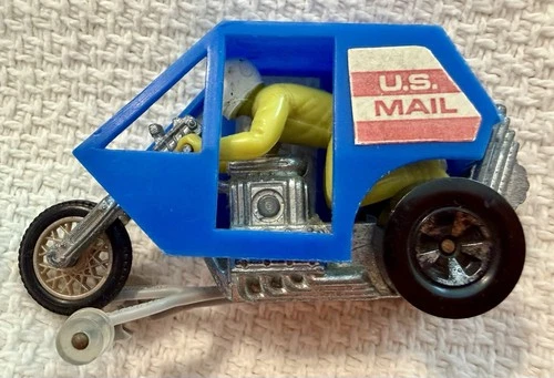 HOT WHEELS MATTEL REDLINE ERA RRRUMBLERS RIP CODE (Mail) MOTORCYCLE WITH RIDER!!