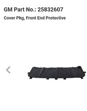 Oem Gm 25832607 Winter Bra For 2011-2014 Gmc With 6.6l Diesel Engine Grill Cover