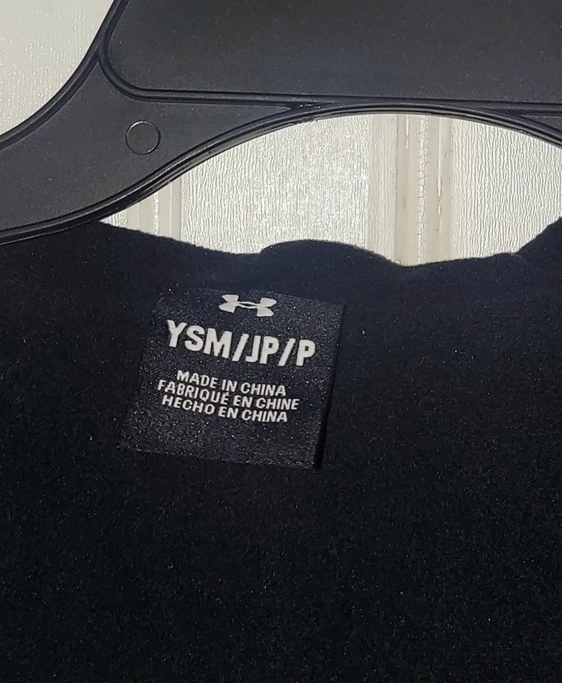 Nuevo UNDER ARMOUR Chaqueta Forrada de Vellón con Capucha Cremallera Completa Juvenil Niño Talla Pequeña Nueva con Etiquetas Foto 3 de 4