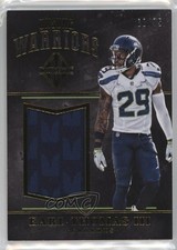 2017 Panini Majestic Unsung Warriors Materials Gold 68/75 Earl Thomas III 07wh