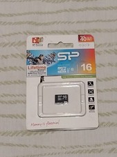 Silicon Power 16GB microSDHC Card Class 10 UHS-I SP016GBSTH010V10 Sealed