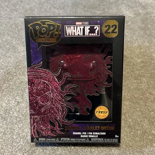 CHASE Marvel Zombie Scarlet Witch 22 FUNKO Pop Pin What If..? sealed