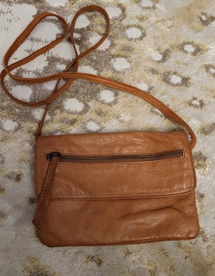 Day & Mood Small 3 Compartment Crossbody Leather Purse