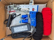 "Electric Tufting Gun Cut Pile – Rug Making Tool with Handle and Power Cord"