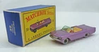 Lesney Matchbox Toys MB39b Pontiac Convertible PURPLE