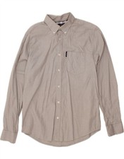 BEN SHERMAN Mens Shirt Medium Grey Cotton CL14