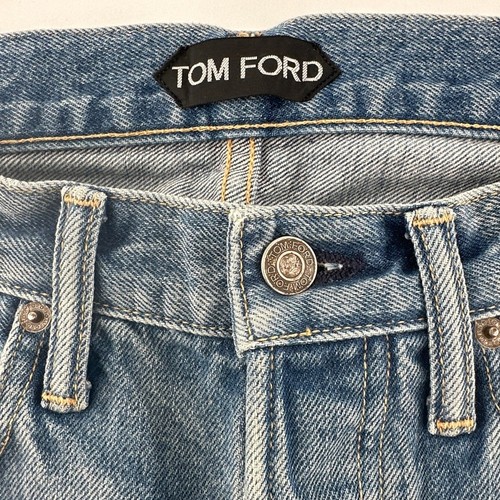 Tom Ford Men's Slim Fit Distressed Jeans 31 - Picture 9 of 15