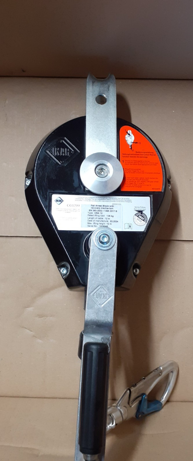 Fall Arrest Block Retractable 12mtr