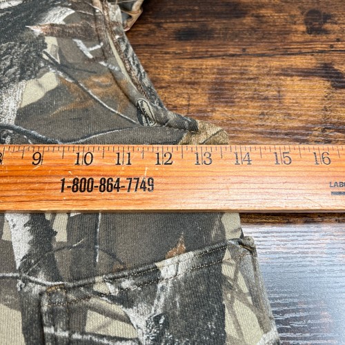 Camo Overalls Fleece Lined Youth Medium Realtree Hardwoods Vintage Hunting - Picture 12 of 14