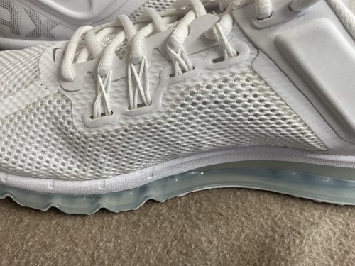 Nike Air Max 2013 White Metallic Silver Uk 11 EU46 RRP €190 XE2 - 第 13/21 張圖片