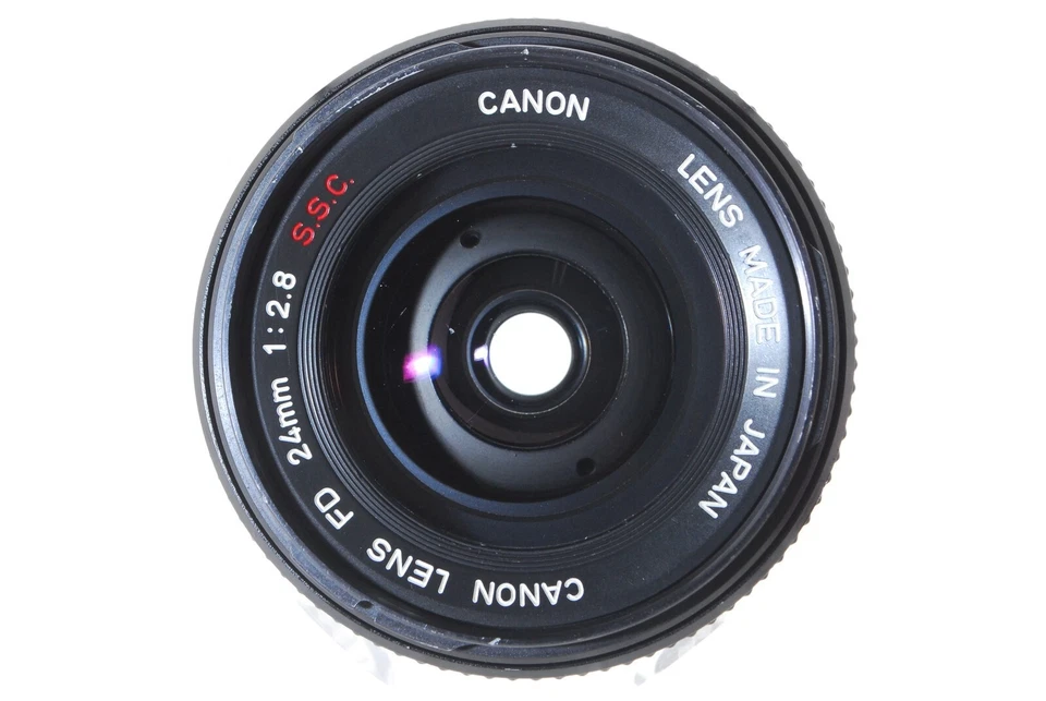 【CASI COMO NUEVO】Rara "O" Canon FD 24mm f/2.8 S.S.C. Lente MF gran angular SSC Foto 2 de 4