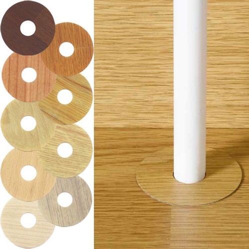 RADIATOR PIPE TO WOODEN STYLE FLOOR COVER SURROUND LAMINATE FLOORING CUT TO SIZE