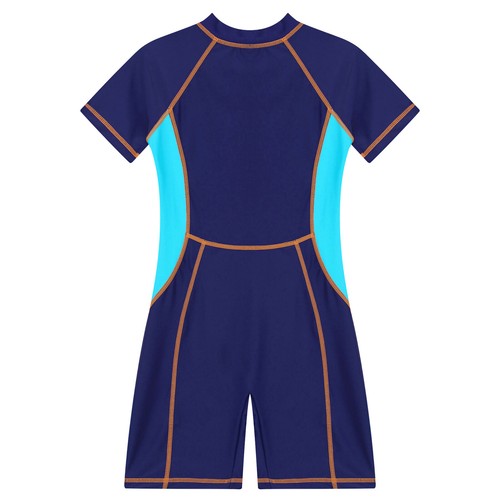 Unisex Kids Bodysuit Wetsuit Jumpsuit Bathing Swimsuit Athletic Uniform Sport - Picture 9 of 26