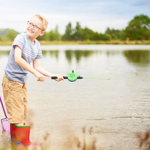 Children's Fishing Rod Travel Wear-resistant Angling Pole Miniature - Picture 2 of 12