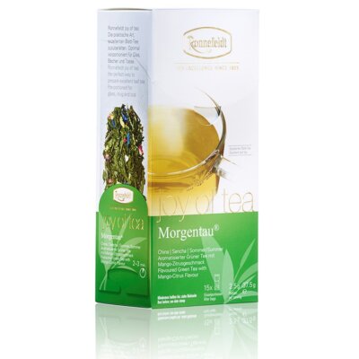 Ronnefeldt Morgentau ''Joy of Tea''  Grüntee Mango-Zitrus Teebeutel 2x 15x 2,5g