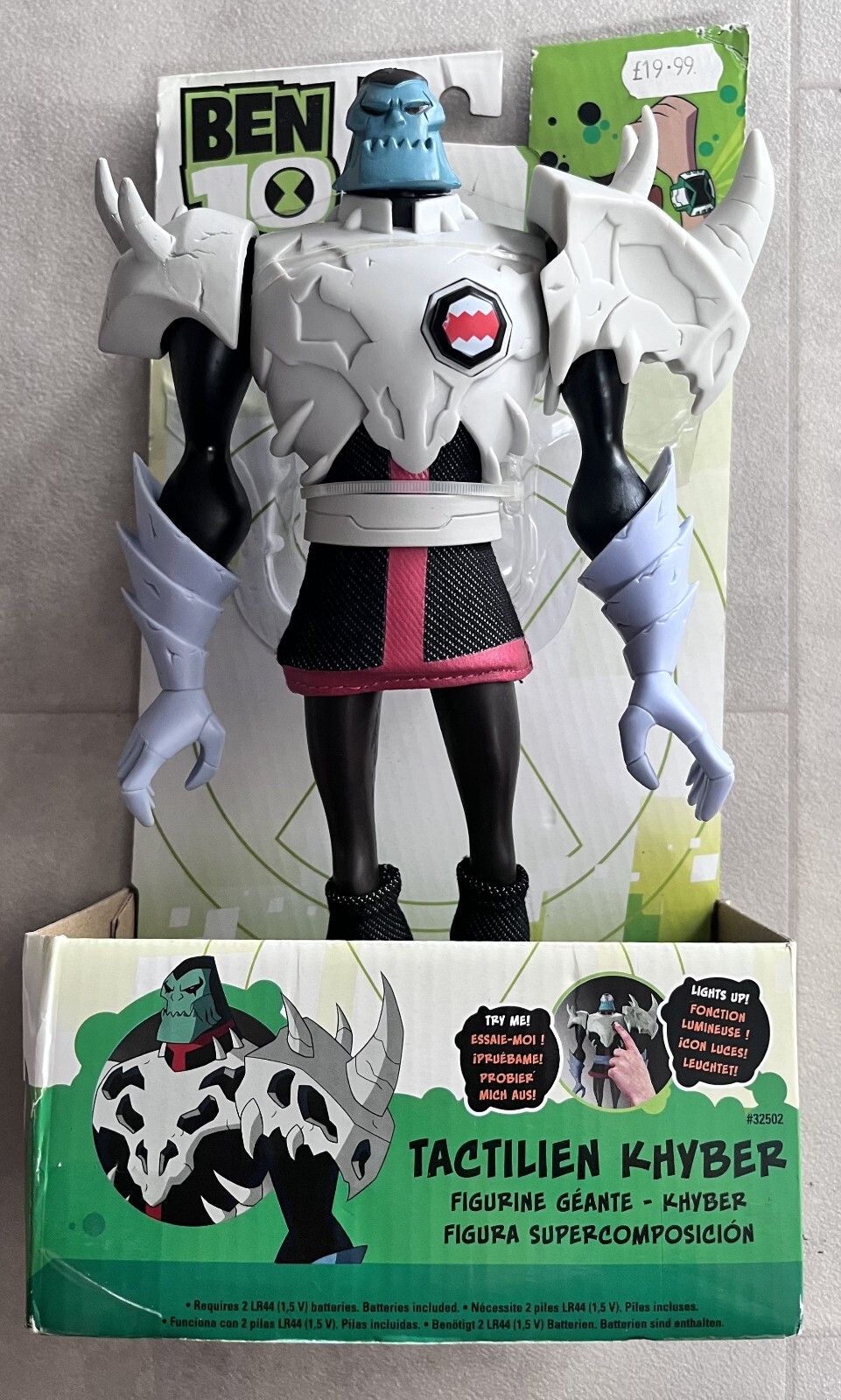 Ben 10 Tactilien Khyber 25cm Light Up Figure