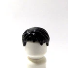 Lego Hair Wig For Boy Man  Minifigure  Short Black