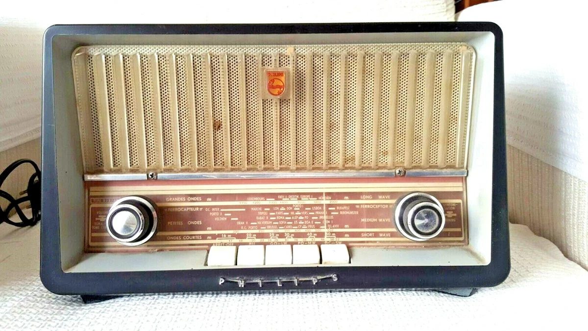 Philips Radio Modelo B3X85 Tube Radio 1958/19 | eBay