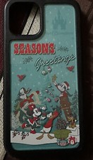DISNEY PARKS Mickey  Friends Seasons Greetings iPHONE 12/12 Pro Case New