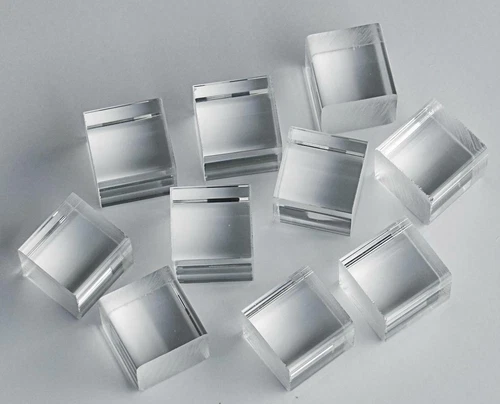10 PCs 1” x 1" x 1" SQUARE CLEAR ACRYLIC Plexiglass Lucite ROD CUBES PEGS 1 Inch