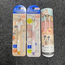 UNI Mechanical Pencil KURUTOGA 0.5mm Disney collaboration Mickey Minnie Japan