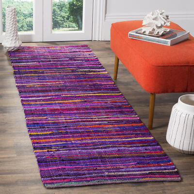 Safavieh Rag Rug PURPLE / MULTI 2'-3