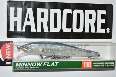 yo zuri duel hardcore flat minnow 110sp suspending r1362-ghpb ghost pro blue