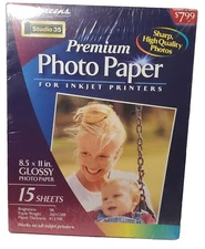 Walgreens Multi-project Premium Photo Paper 15 Sheets New sealed 8.5 x 11 Glossy