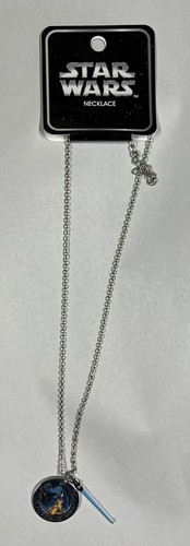 Disney Star Wars May The Force Be With You Saber Pendant Necklace Loungefly NEW - Picture 5 of 6