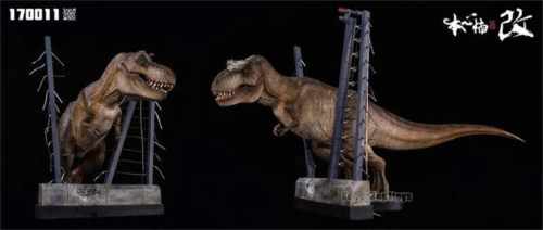 Nanmu Tyrannosaurus Alpha 2.0 Resin Statue T-Rex Dinosaur Model Toy W/Fence Base - Picture 9 of 20