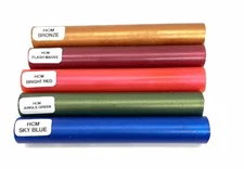 Pen Kit Mall - Acrylic Round Pen Blanks 3/4 x 3/4 x 5.25-5 Pc Set Vibrant Colors